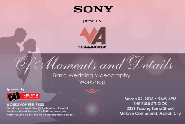 of moments and details basic wedding videography workshop m2 wedding videography flyer